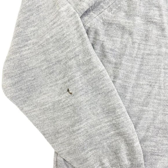 Christian Dior Sweater Mens Gray V Neck Orion Acrylic Size Large Knit USA - Picture 3 of 7